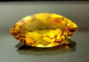 ザンビア産ゴールデントルマリン☆マーキスチェッカートップ18x9mm☆5.33ct.