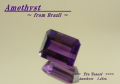 ブラジル産アメシスト☆オクタゴンシェイプ☆8ｘ6mm☆1.48ct.