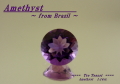 ブラジル産アメシスト☆ラウンドシェイプ☆7mm☆1.14ct.