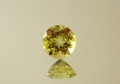 ザンビア産カナリートルマリン☆ラウンドシェイプ☆約５mm☆0.51ct.