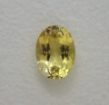 ザンビア産 カナリートルマリン 0.77カラット オーバルシェイプ 7x5x3.6