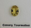 モザンビーク産 カナリートルマリン 2.06カラット オーバルシェイプ 10.0x7.4x4.17