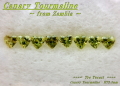ザンビア産カナリートルマリン☆ハートシェイプ3.5mm☆8ピース約1.25ct☆パッケージ商品