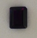 ブラジルカシャライ鉱山産アメシストルース２．２５ct.エメラルドカット９ｘ７ｘ４．８mm