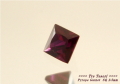 【アクセサリールース】アリゾナ（アメリカ）産パイロープガーネットルース0.07ｃｔ．UP　スクエアシェイプ約2.5mm