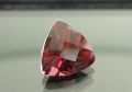 【高品質ルース】モザンビーク産　ロードライトガーネット　2.18ｃｔ．トリリアントシェイプチェッカーカット8.0mm