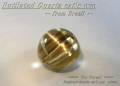 ブラジル産ルチレイテッドクォーツキャッツアイ☆ラウンドシェイプ7.0mm☆約1.89ct☆カボションカット