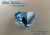 ブラジル産トパーズ☆ファンシーヘキサゴンシェイプ9mm☆2.90ct.☆チェッカーカット