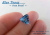 ブラジル産トパーズ☆ファンシーヘキサゴンシェイプ9mm☆2.90ct.☆チェッカーカット