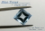 ブルートパーズ☆スクエアシェイプ8mm☆3.81ct.☆シュガーローフカット