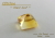 シトリン☆スクエアシェイプ8mm☆3.06ct.☆シュガーローフカット