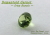ロシア産デマントイドガーネット☆ラウンドシェイプ4.1mm☆約0.34ct☆.ブリリアントカット