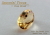 ブラジル産インペリアルトパーズ☆オーバルシェイプ6x4mm☆約0.55ct☆