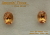 ブラジル産インペリアルトパーズ☆オーバルシェイプ7ｘ5mm☆約2.22ct☆ペアセット