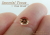 ブラジル産インペリアルトパーズ☆ラウンドシェイプ約5mm☆0.50ct.☆