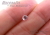 マダガスカル産モルガナイト☆ラウンドシェイプ4.1mm☆約0.27ct☆