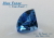 ブラジル産ブルートパーズ☆クォータームーンシェイプ11ｘ8mm☆約2.74ct☆チェッカーカット