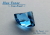 ブラジル産ブルートパーズ☆クォータームーンシェイプ11ｘ8mm☆約2.74ct☆チェッカーカット