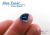ブラジル産ブルートパーズ☆クォータームーンシェイプ11ｘ8mm☆約2.74ct☆チェッカーカット