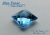 ブラジル産ブルートパーズ☆スクエアシェイプ9.0mm☆約4.40ct☆チェッカーカット