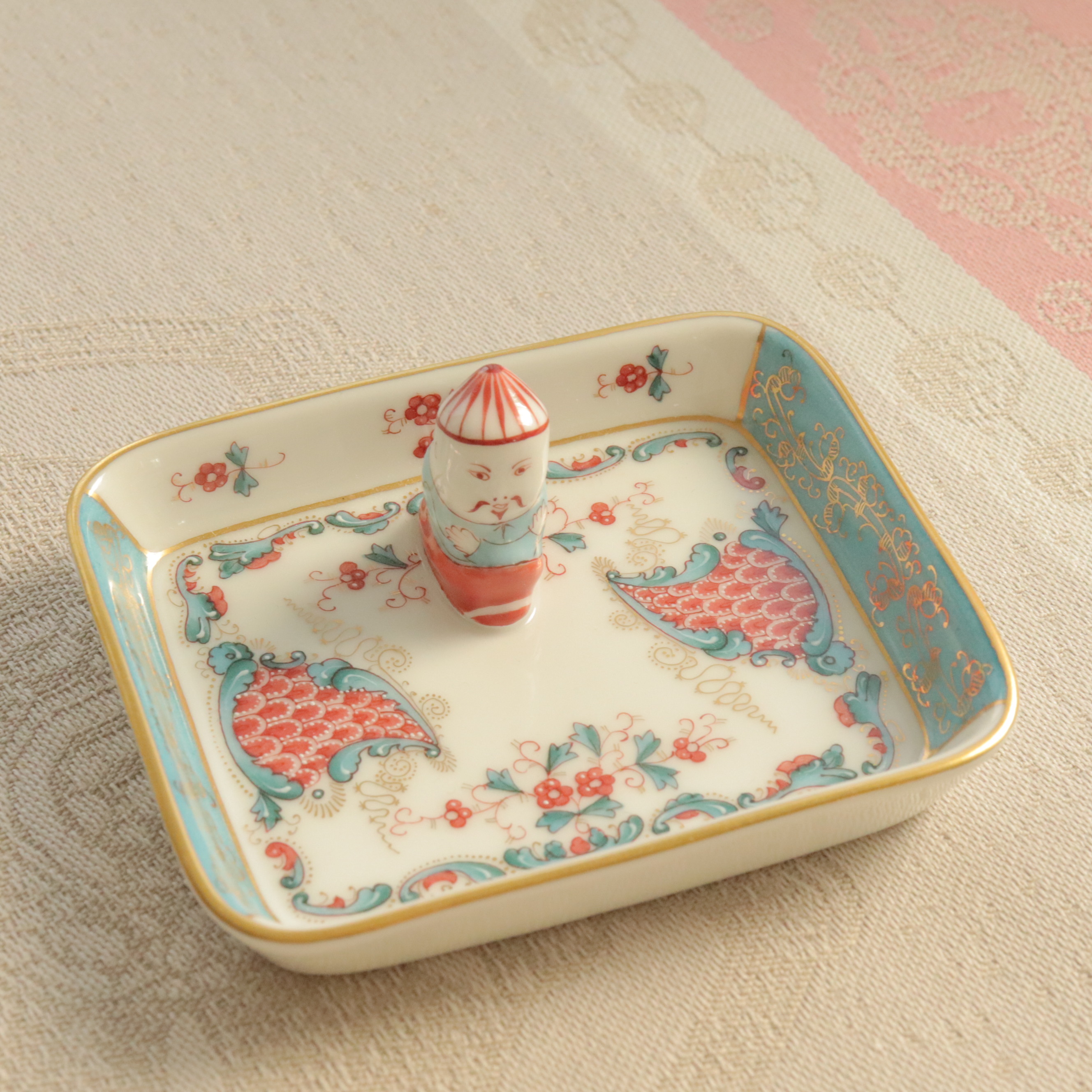 ☆再入荷☆御会員様専用価格☆ マスターペインター作☆ トゥッピーニの角笛　マンダリンミニトレイ　