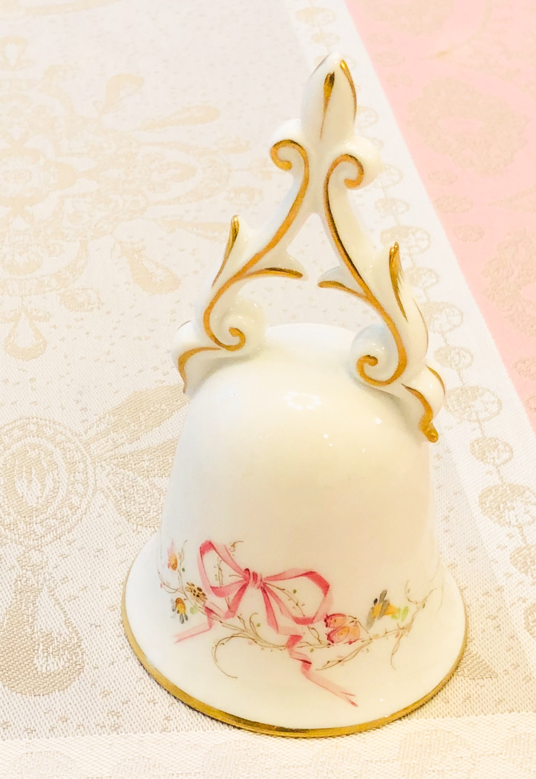 Herend EDEN エデン桜ピンク シンプル　テーブルベル