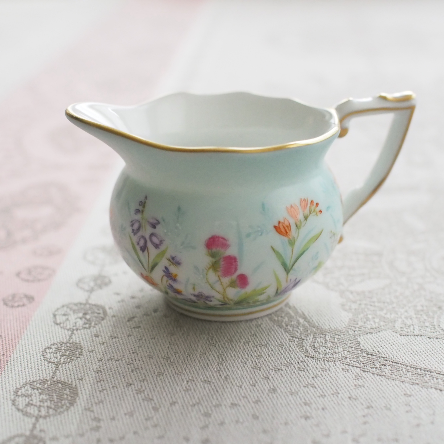 ☆納品まで４ヶ月前後☆マスターペインター作品☆ ヘレンド QS フォーシーズン　クリーマー　約70ml