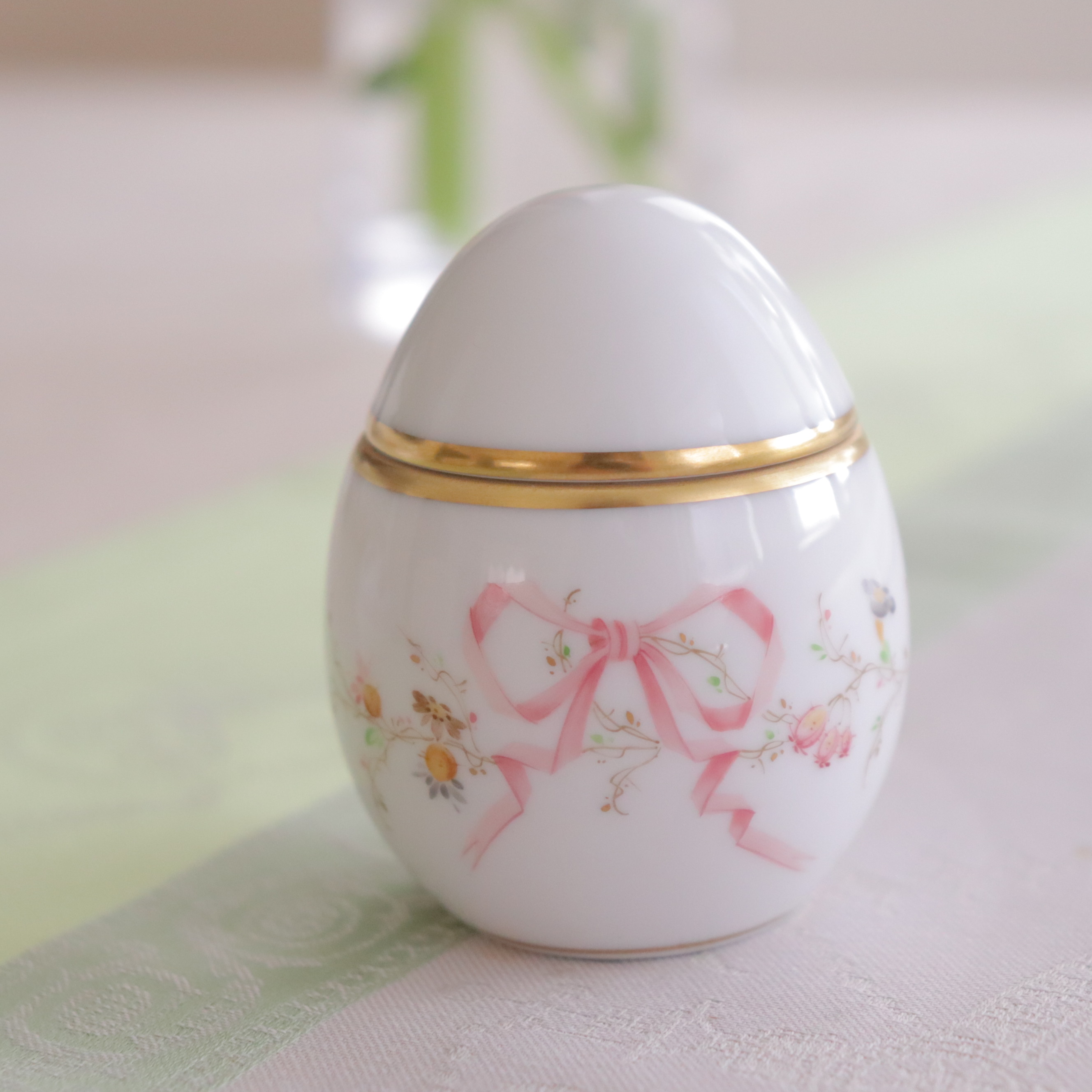 ☆ラスト1点☆ Herend EDEN 桜ピンクシンプル　エッグボンボン