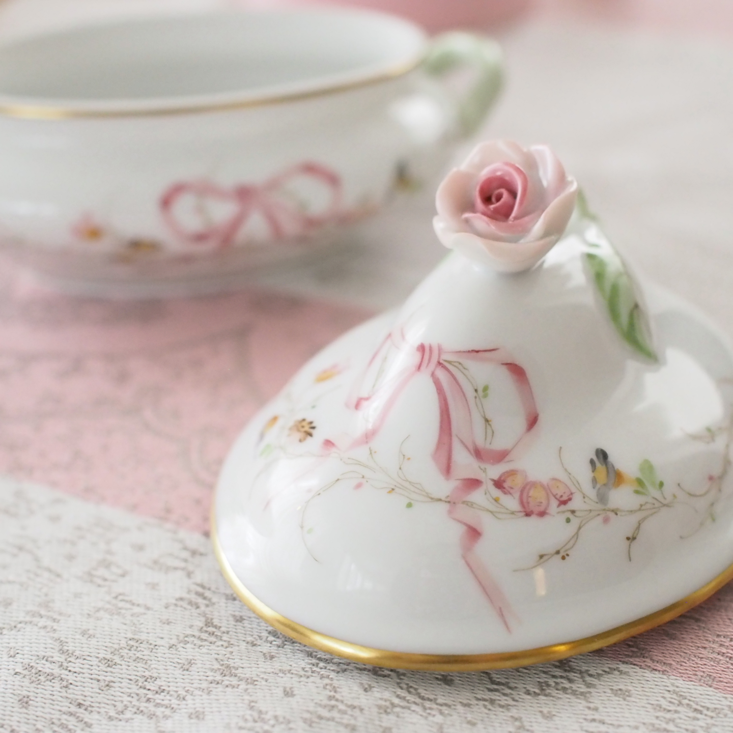 Herend ヘレンド　エデンSakura シンプル　ミニチュリーン