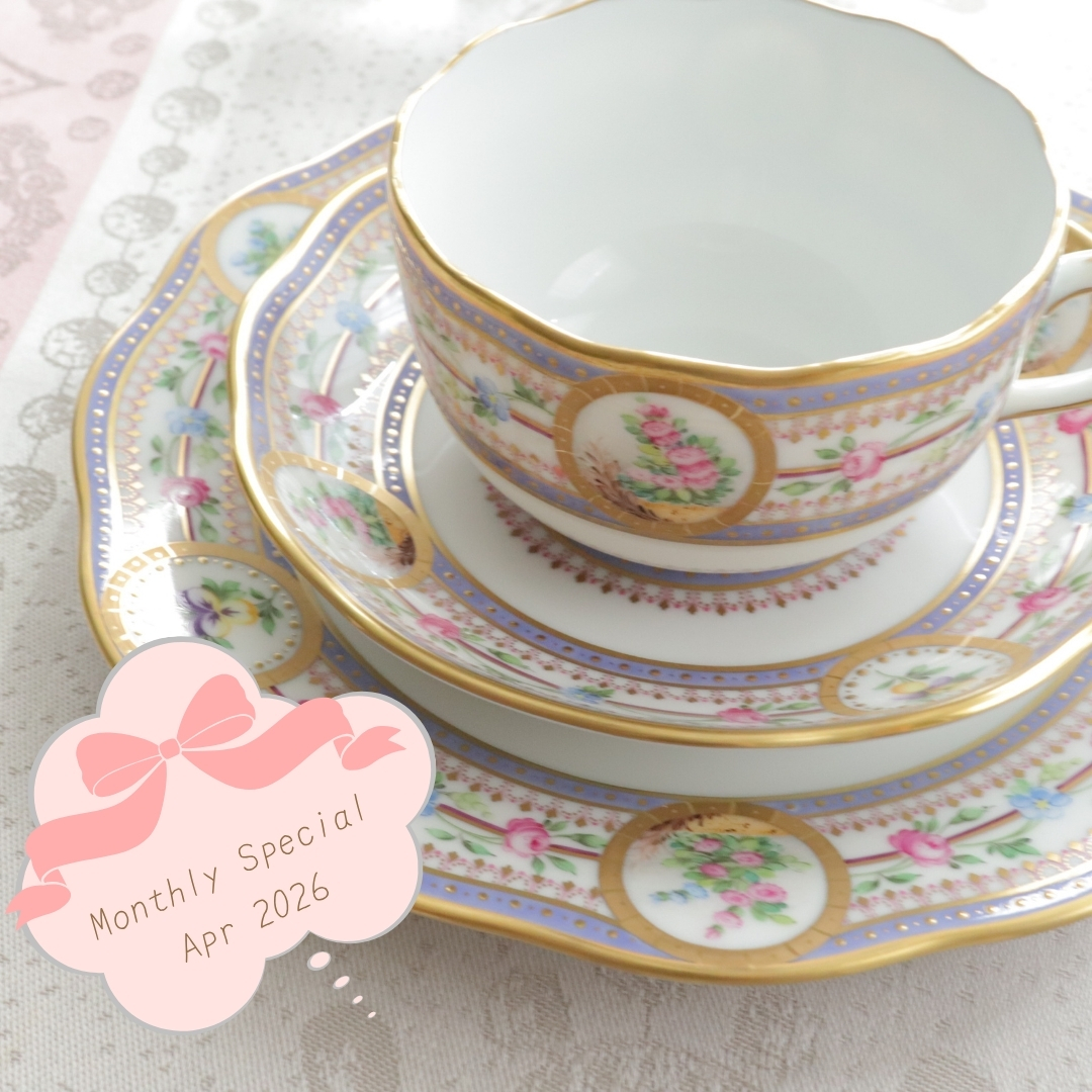 ☆HOLD☆特別ご案内価格☆マスターペインター作☆ Herend ヘレンド　エリザベート　トリオ