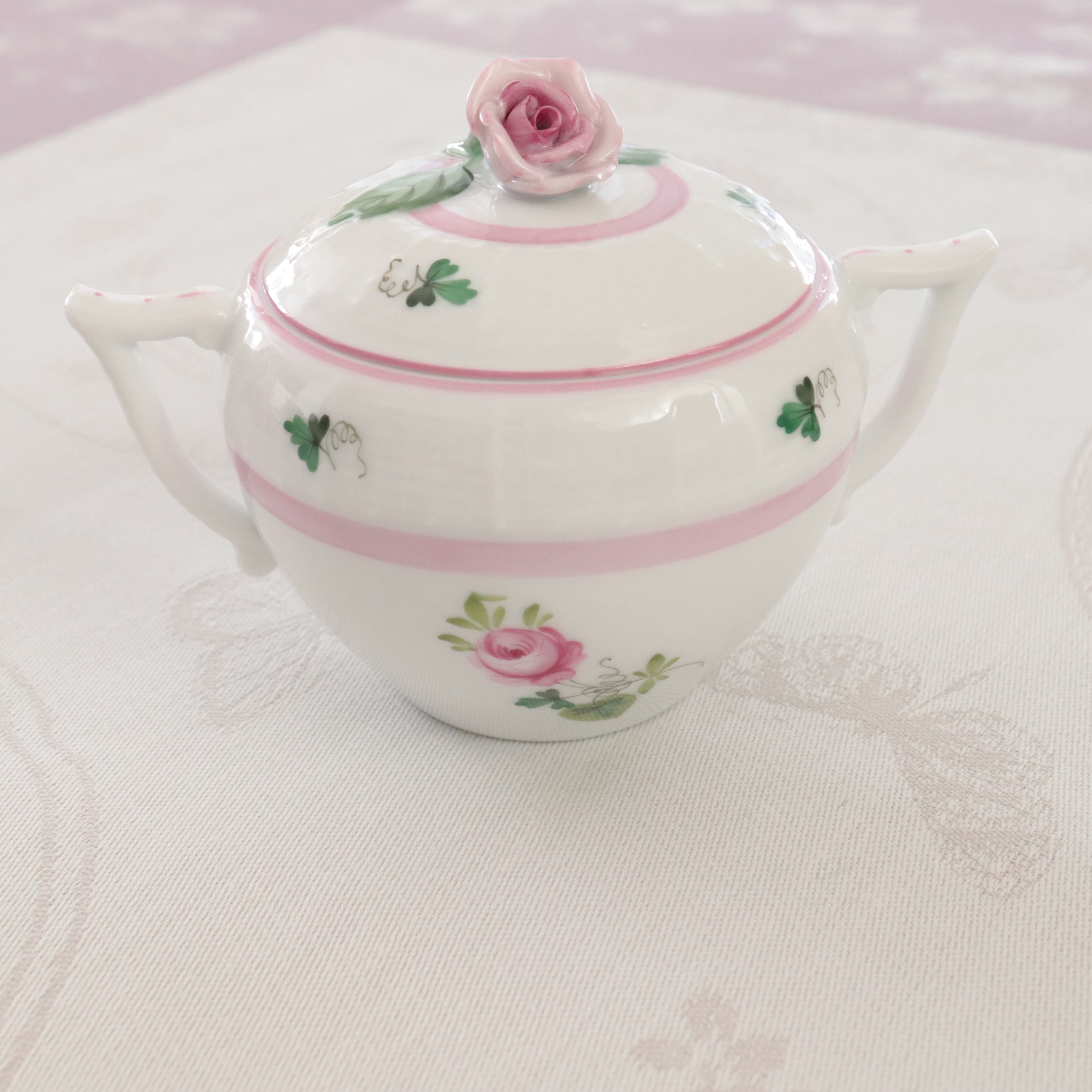 Herend ヘレンド ウィーンの薔薇 ピンク オリエンタル風 ディナー ボウル-