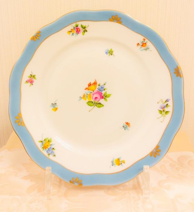 ☆再入荷☆ ヘレンド RTFB ローズチューリップブルー トリオ
