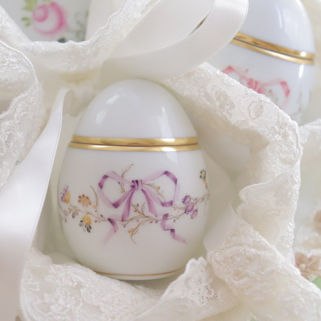 ラスト2点☆御会員様専用☆ Herend EDENシンプル　エッグボンボン