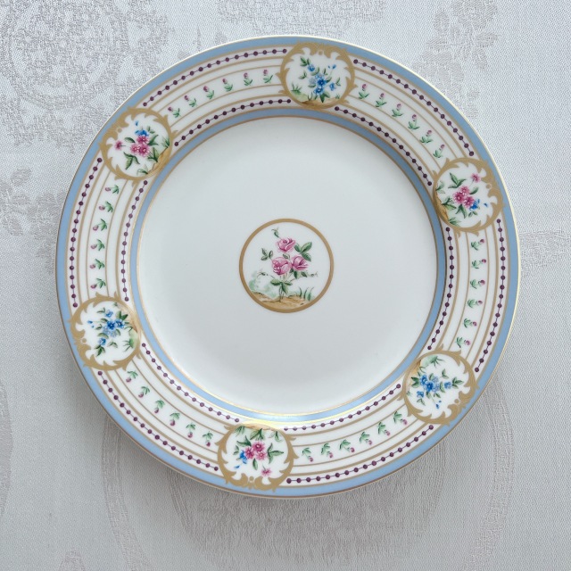☆再入荷待ち/6月お届け予定☆ ベルナルド　Bernardaud　オ・ジャルダン　21cm プレート　(*写真上のプレート、21cmプレートのみのご案内です。他の商品は別売です。）