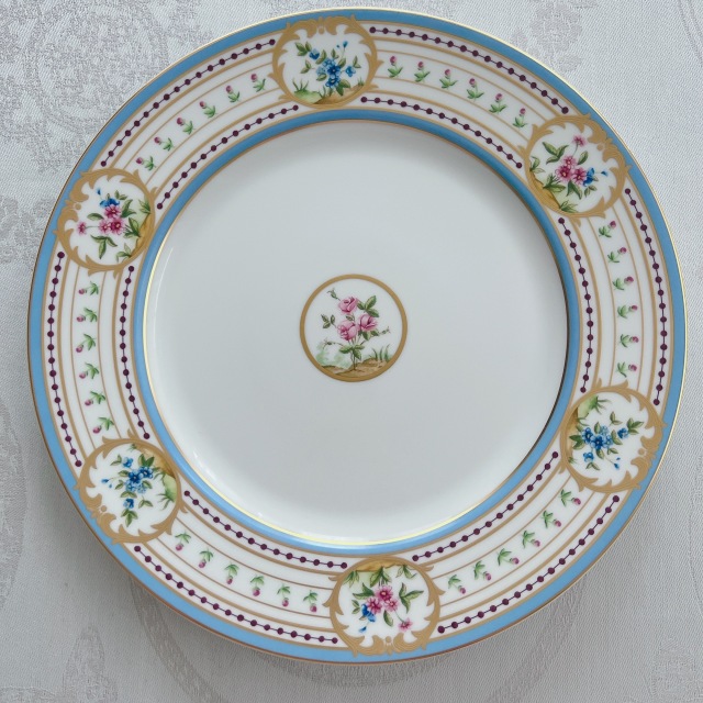 ☆再入荷待ち/6月お届け予定☆ ベルナルド　Bernardaud　オ・ジャルダン　26cm ディナープレート　(*写真下のプレート、26cmプレートのみのご案内です。他の商品は別売です。）