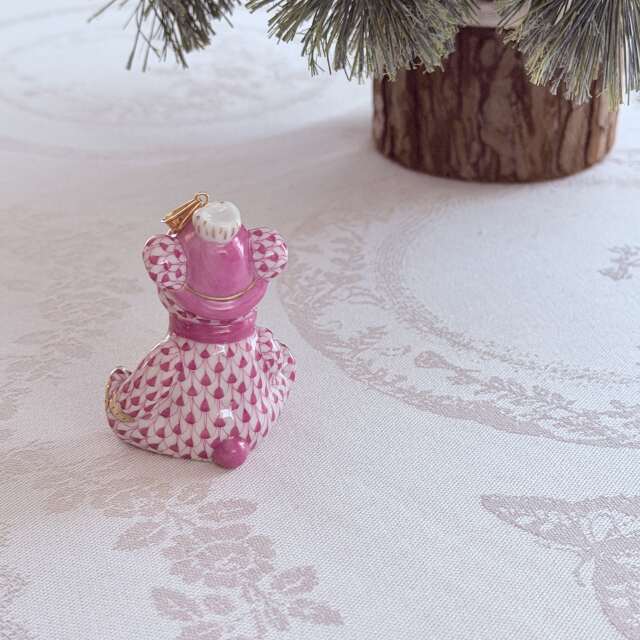 Herend ヘレンド クリスマスオーナメント 冬支度のくまさん