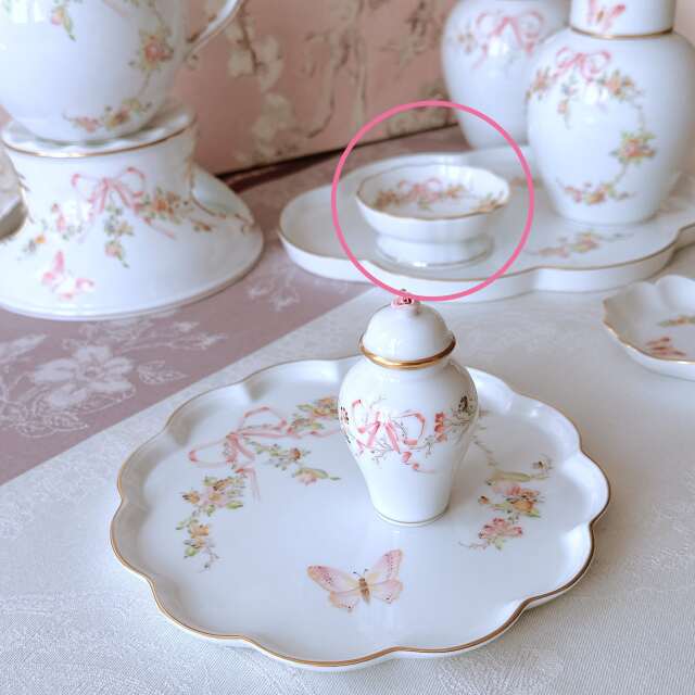 ☆再入荷☆ Herend ヘレンド エデン桜ピンク フルデザイン ミニコンポート