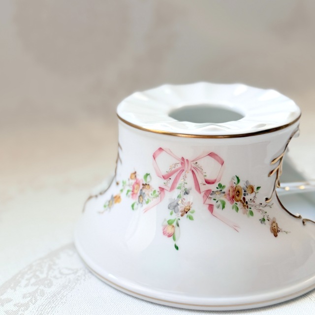 ☆レア☆再入荷☆ Herend EDEN エデン桜ピンク　ポットウォーマー/スタンド　（*スタンドのみのご案内です。ポットは別売りです。）