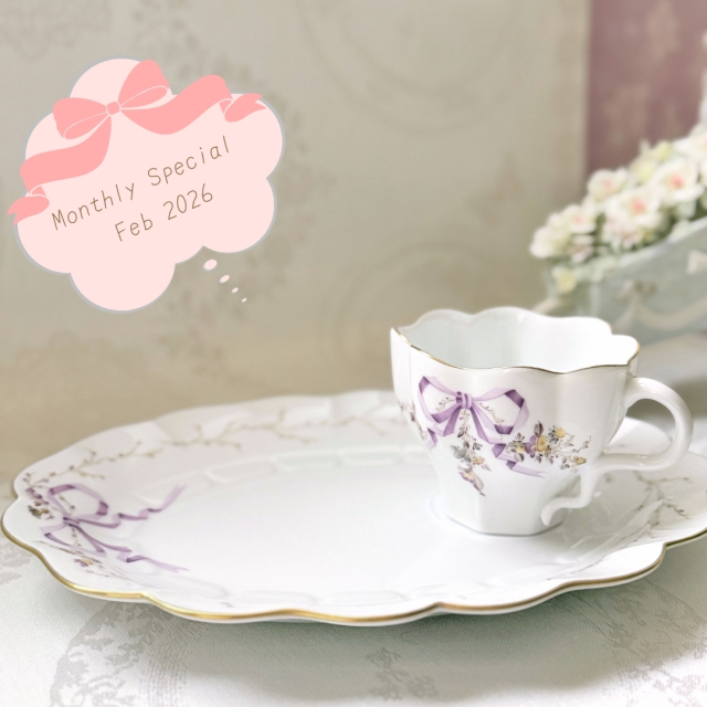 ☆Monthly Special☆ Feb 2026 マンスリースペシャル  2   EDEN (シンプルトレイ＆フルカップ）テニスセット/スナックセット