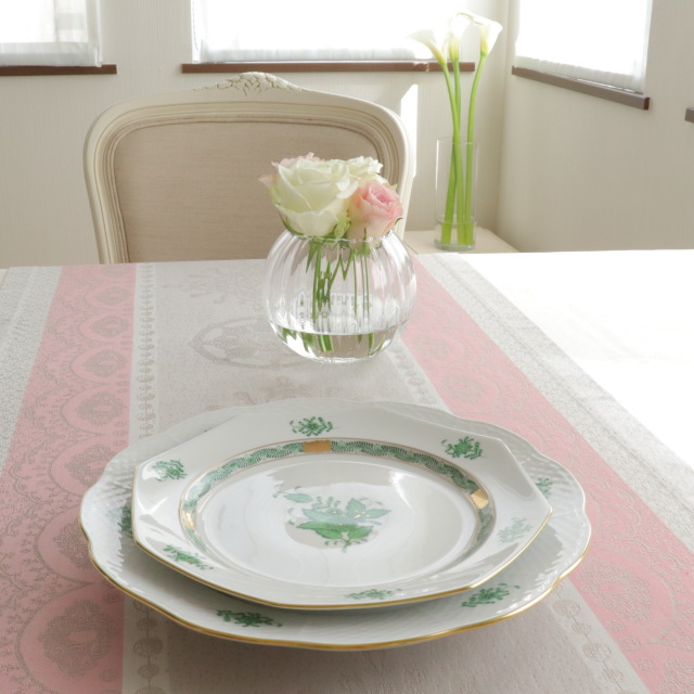 HEREND ヘレンドアポニーグリーンエンジェルセラーソルト＆ペッパー  