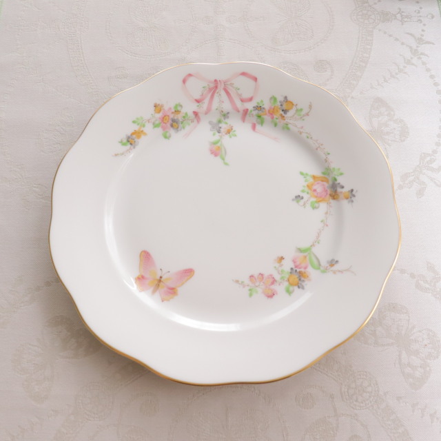 Herend エデン桜ピンク　デザートプレート　19cm