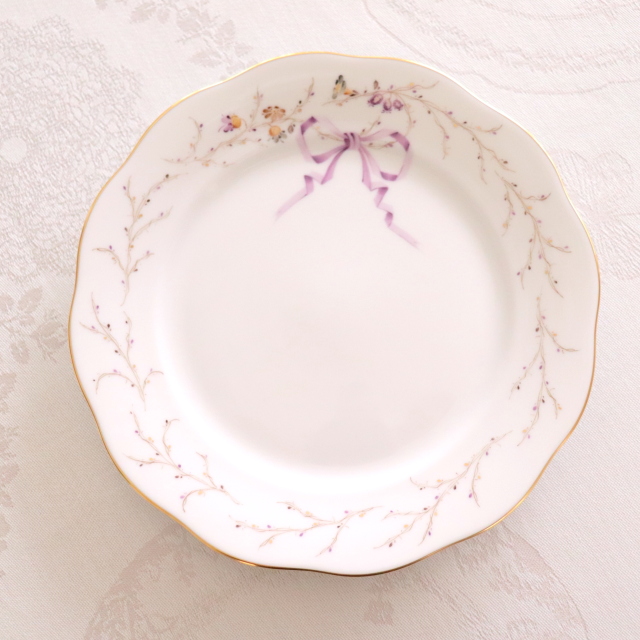 ☆NEW☆　Herend ヘレンド　エデンシンプル　デザートプレート　（*デザートプレートのみ。アンダープレートは別売りです。）