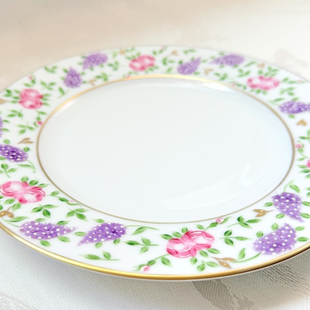 ☆レア☆ ロールセリニャック　ローズライラック　デザートプレート