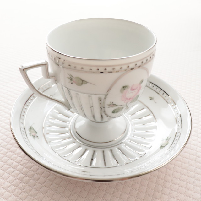 ウィーンの薔薇プラチナ アンピール カップ＆ソーサー（単品）