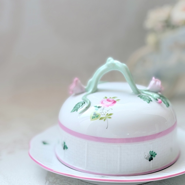 ☆SPプライス☆レア☆ Herend ヘレンド ウィーンの薔薇ピンクシリーズ