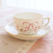 ☆再入荷☆ Herend ヘレンド  エデン桜ピンク　シンプル　カップ＆ソーサー (*カップ＆ソーサーのみ。プレートは別売です。）