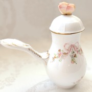 Herend ヘレンド　エデン桜ピンク　片手ハンドルのモカポット（約300ml)