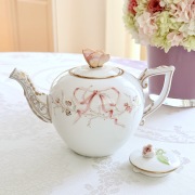 ☆お蓋が２種類☆ Herend ヘレンド　エデン桜ピンク　シンプル　600ml ティーポット