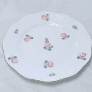 Herend ヘレンド　ウィーンの薔薇プラチナシリーズ ラージプレート　約21cm