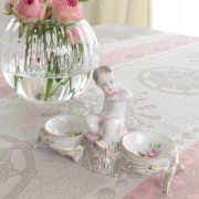 ☆レア☆ Herend ヘレンド ウィーンの薔薇ゴールド 　ツインセラー　プット・天使モチーフ
